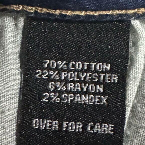 Ashley Stewart NWT Jeans Size 12 Ripped Edgy Skinny Medium Blue Wash Distressed - Picture 9 of 11